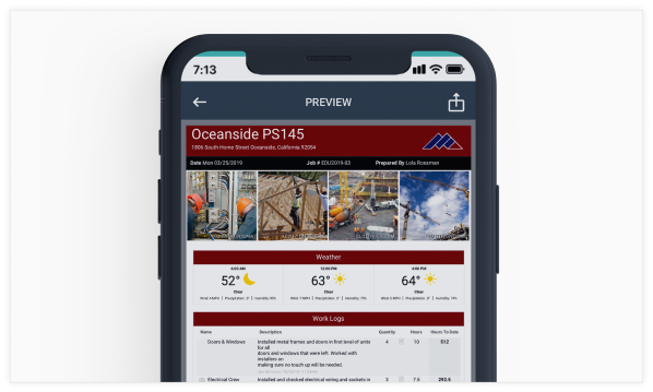 Referencing past Construction Daily Reports