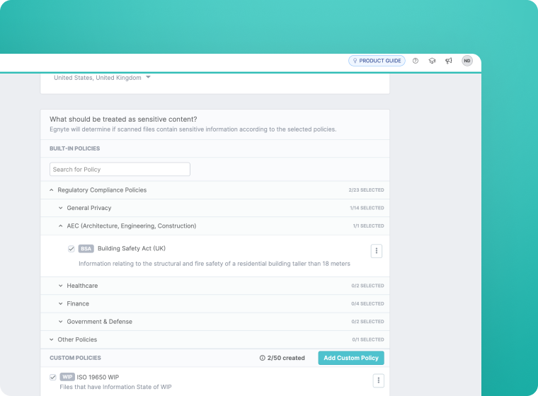 Egnyte’s Data Discovery and Classification