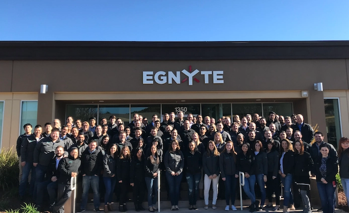 Egnyte team members in mountain view california
