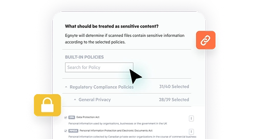 Egnyte Sensitive Content Classification