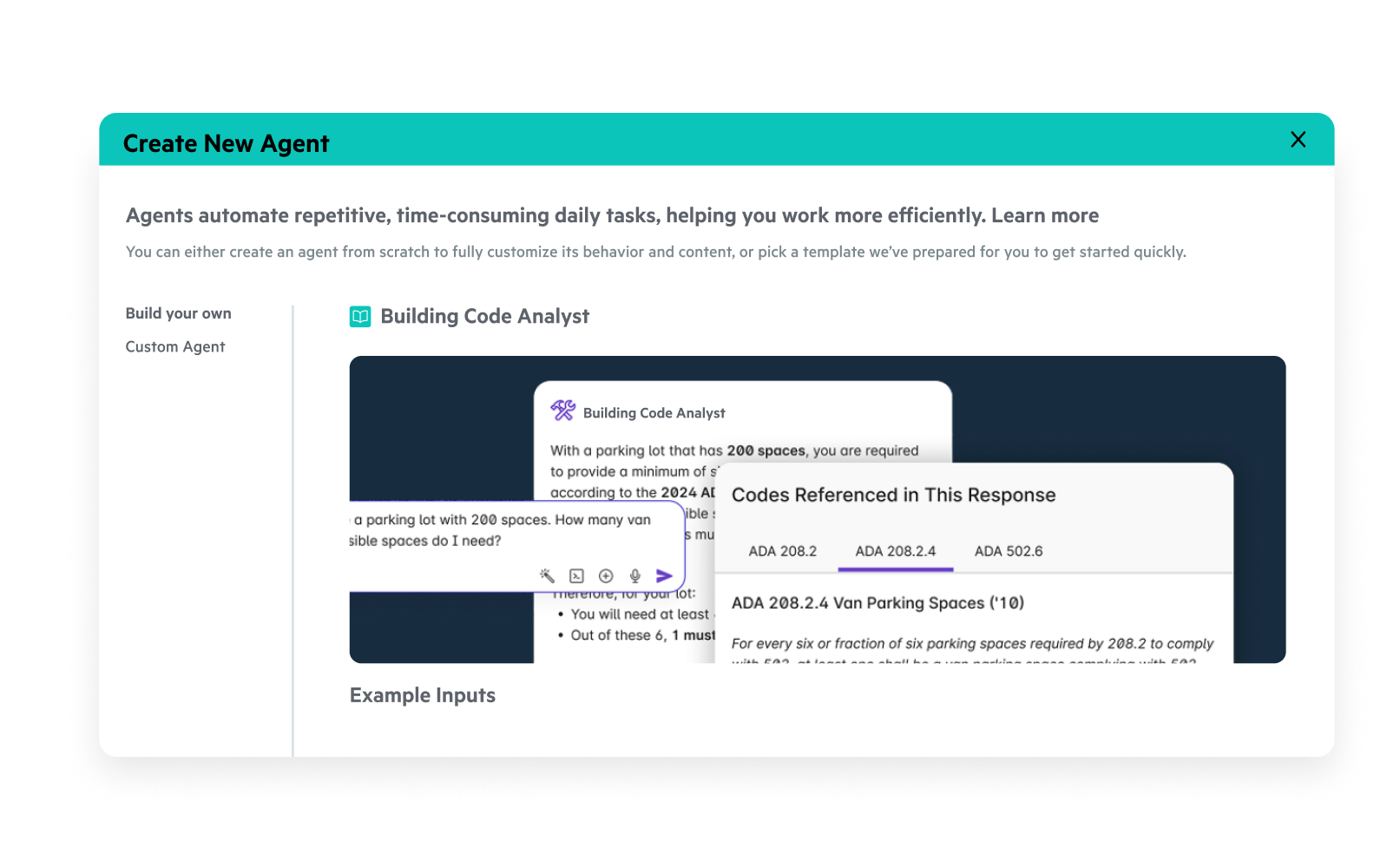 Egnyte Building Code Analyst interface